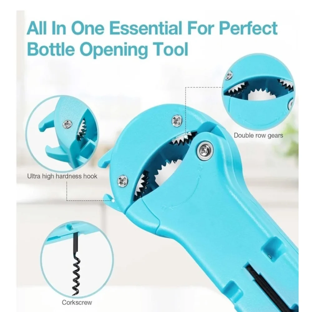 Jar Opener Bottle Opener and Lid Opener for Seniors with Arthritis, Weak Hands